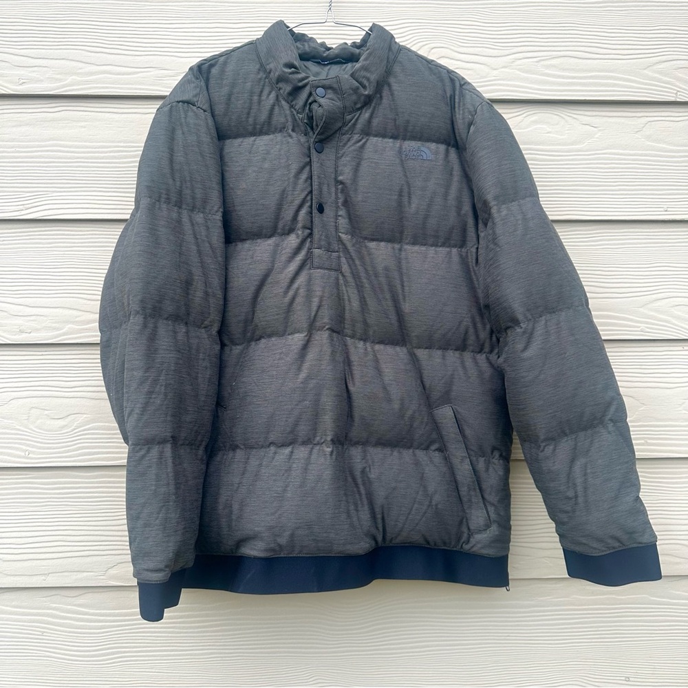The North Face Goose Down Green Pullover Puffer Jacket Mens XL Eros 550